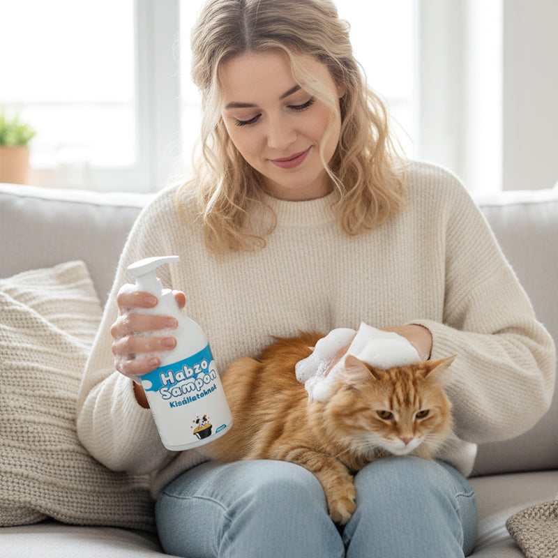 🐱 Gyengéd, Növényi Alapú Dezodoráló Hab Háziállatoknak