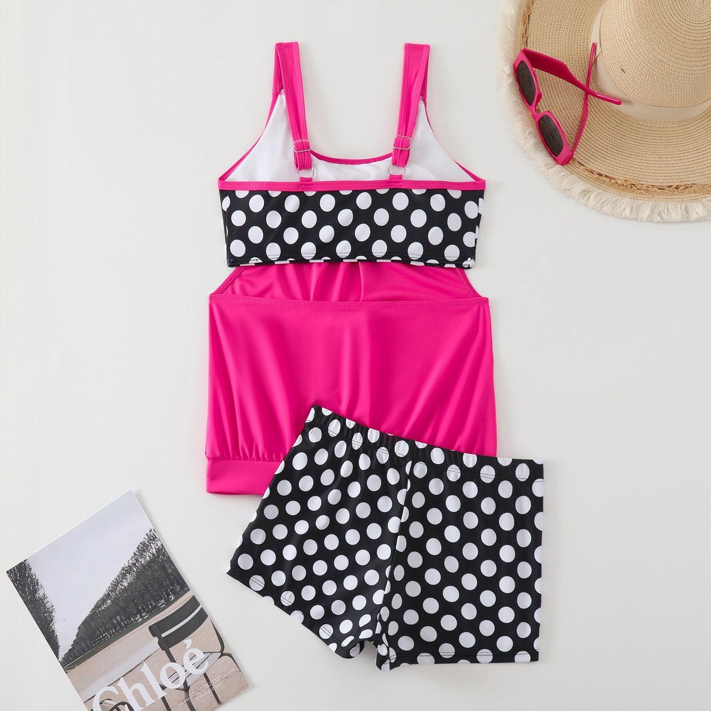 🥳SUMMER HOT SALE🥳💞50K+ SOLD!💥50% OFF! 🔥Women’s Polka Dot Two-Piece Swimsuit🌊✨