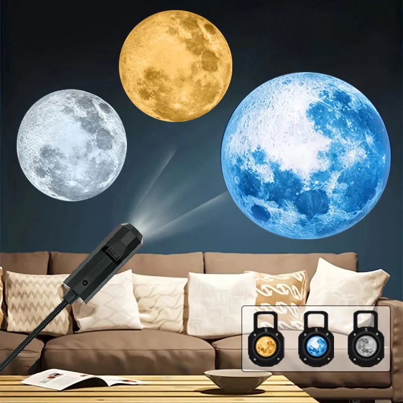 USB Galaxy projektor és holdfény