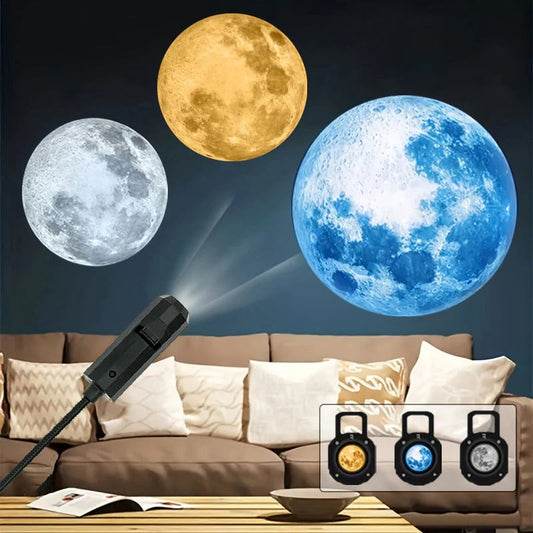 USB Galaxy projektor és holdfény