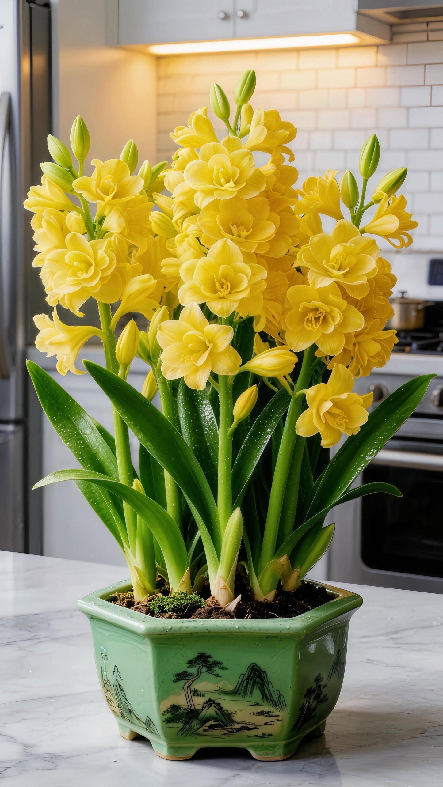 🌼 Podwójne cebulki tuberozy – Żywy zapach do Twojego ogrodu
