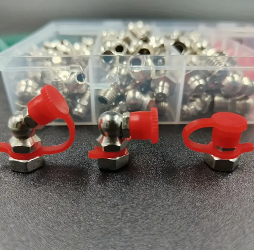 【200 szt.】Zestaw dysz do smaru z podwójnym uchwytem