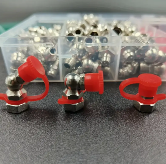 【200 szt.】Zestaw dysz do smaru z podwójnym uchwytem