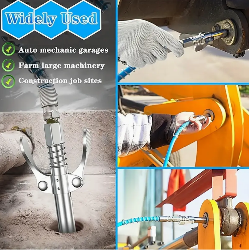 【200 szt.】Zestaw dysz do smaru z podwójnym uchwytem