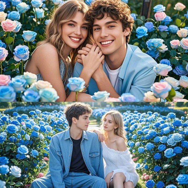 Przynieś miłość i szczęście Tęczowe nasiona róż