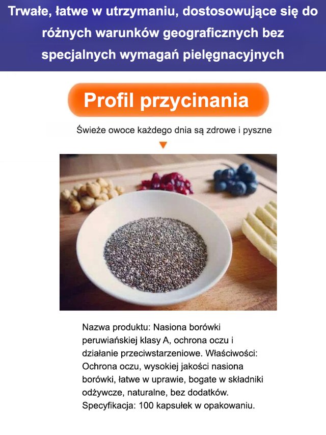 Łatwe w uprawie nasiona borówki o wysokiej wydajności