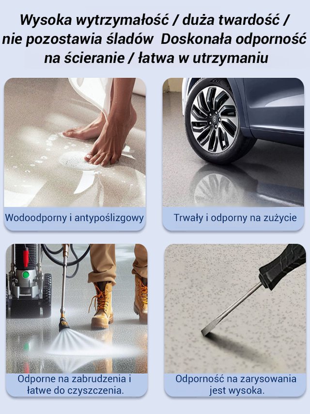 【Jednorazowe formowanie】 Ulepsz farbę do podłóg z piasku epoksydowego