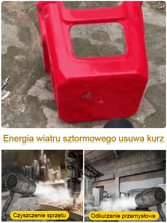 【Przemysłowa klasa】Dmuchawa bezprzewodowa o dużej mocy z turbiną kanałową