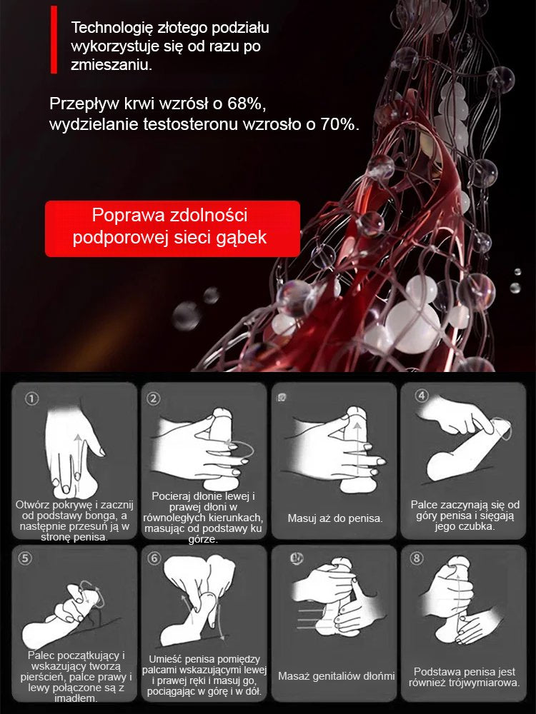 【Efekt w ciągu sekundy】Olejek z pijawkami na powiększenie męskich genitaliów.