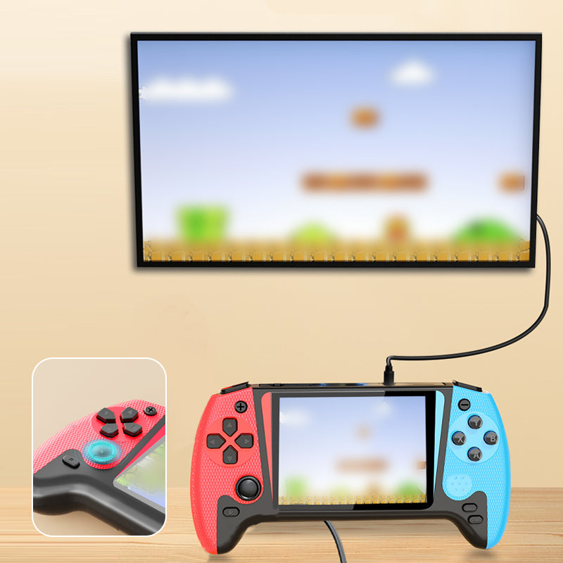 🎮 Przenośna, klasyczna konsola do gier z dużym ekranem