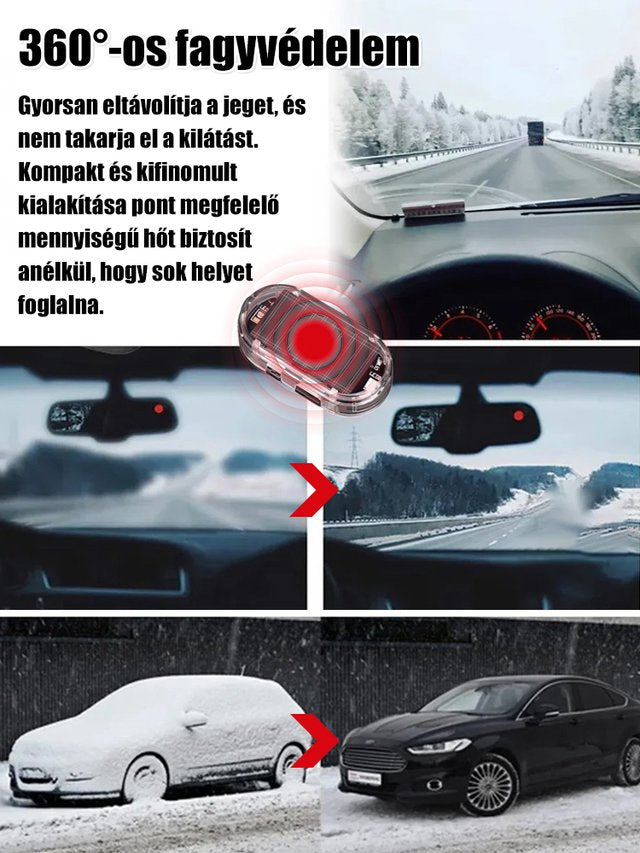 Napelemes autóriasztó hólapát