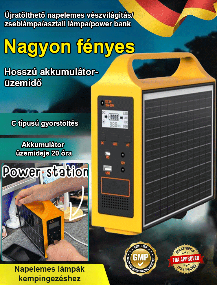 Napelemes vészvilágítás