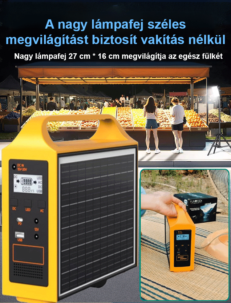 Napelemes vészvilágítás