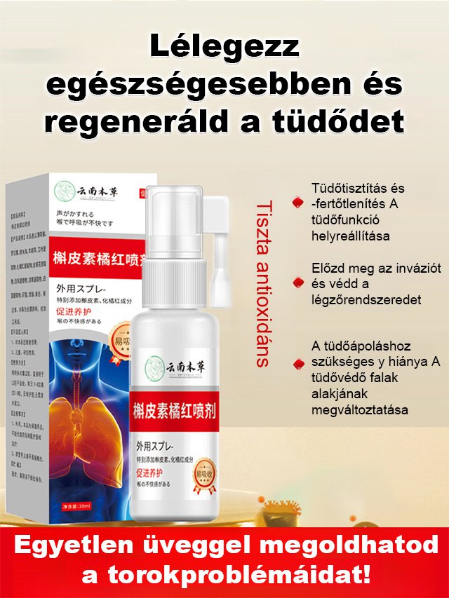 Yunnan gyógynövény quercetin narancsvörös spray