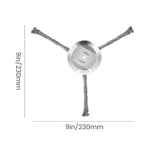 🔥 Cserélhető vágófej fűnyíróhoz / szálvágóhoz – acél vágófej fűnyíráshoz 🌿✂️⚙️