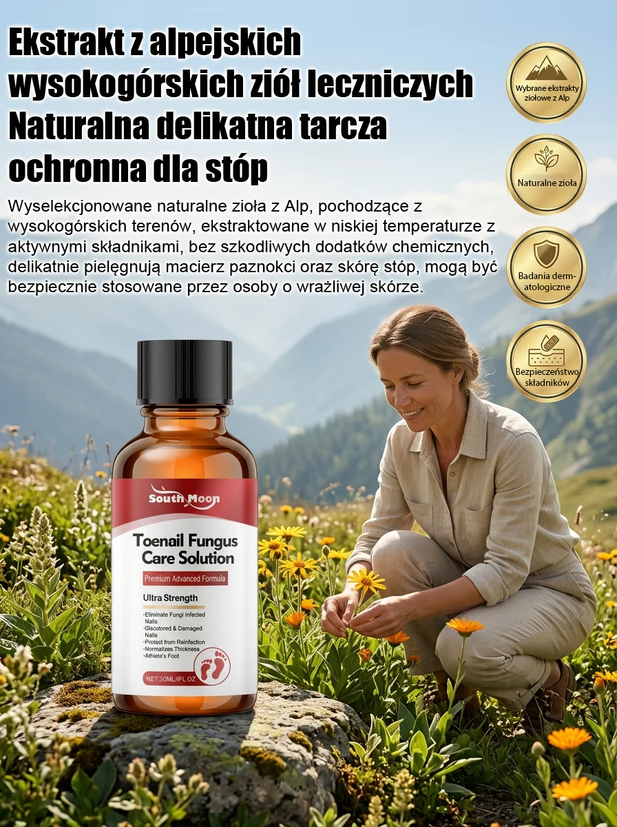 【Bezbolesna wymiana paznokci】Ziołowy łagodny płyn do naprawy paznokci dotkniętych grzybicą
