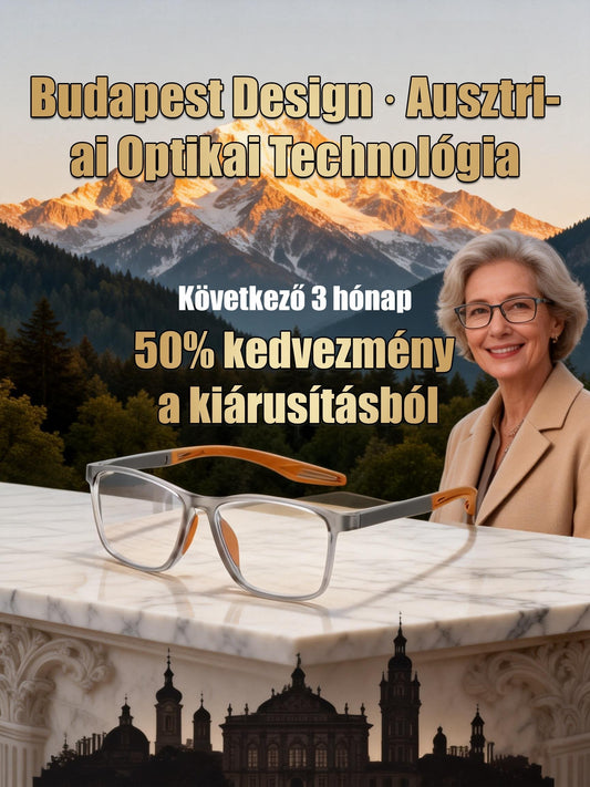 Szuperkönnyű, kényelmes, kékfény-szűrős olvasószemüveg