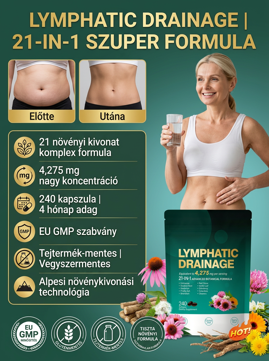 nyirokkeringést támogató lágy kapszula