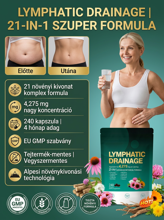 nyirokkeringést támogató lágy kapszula