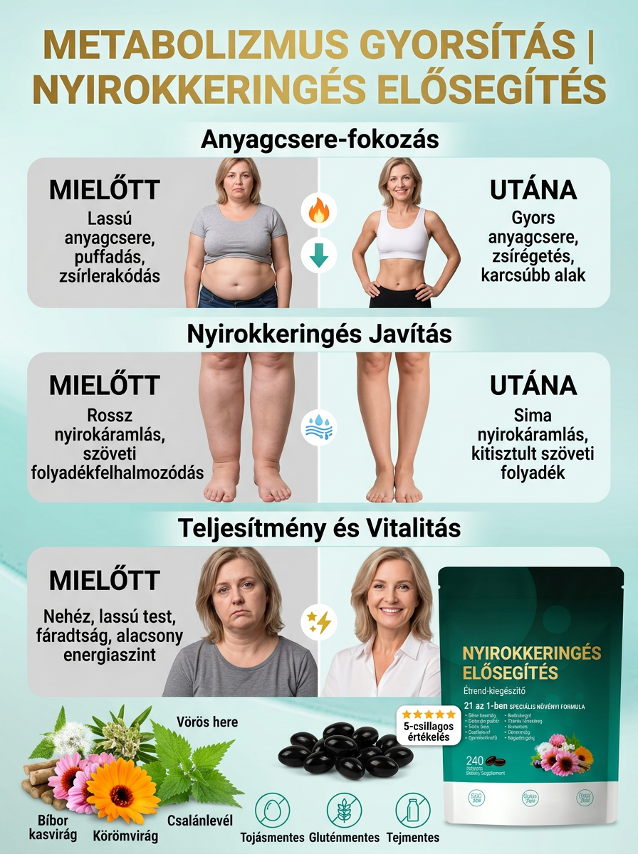 nyirokkeringést támogató lágy kapszula