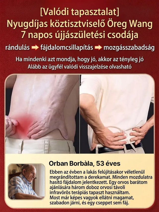 Orvosi távoli infravörös terápiás tapasz