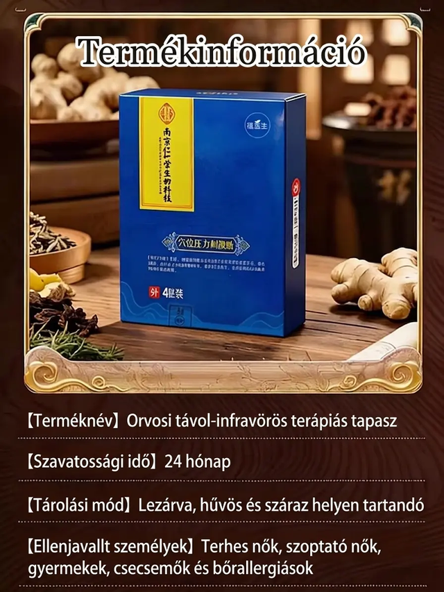 Orvosi távoli infravörös terápiás tapasz