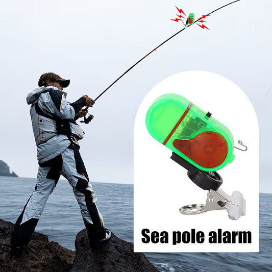 🚨🔊 Horgászbites Figyelmeztető Hanggal és LED Fénnyel – Érzékeny Horog Érzékelés Napközben és Éjjel 🎣🌙