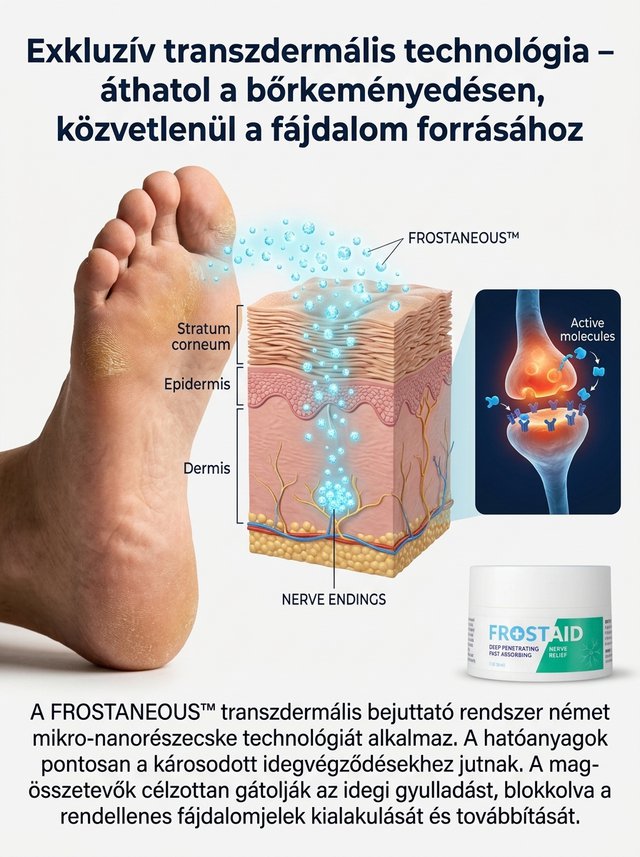 Gyökérokú lábidegfájdalom-javító krém
