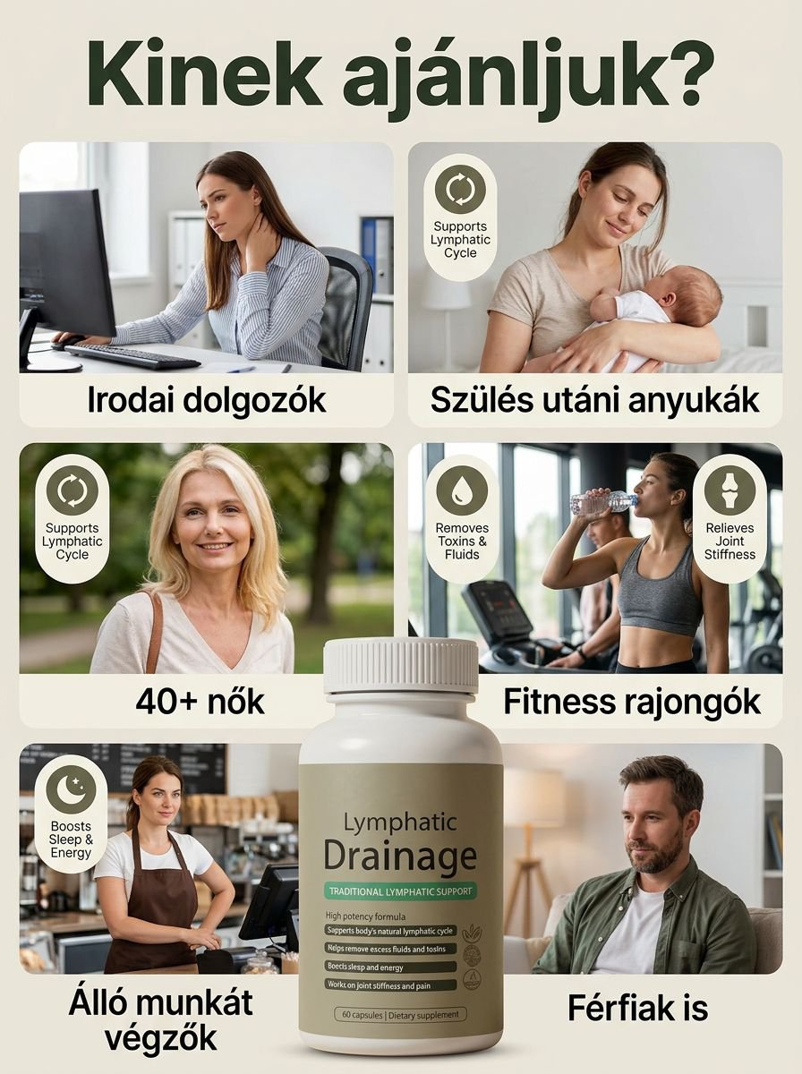 nyirokrendszer egészséges méregtelenítő kapszula