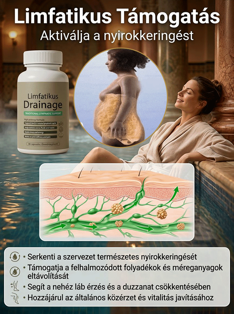 nyirokrendszer egészséges méregtelenítő kapszula
