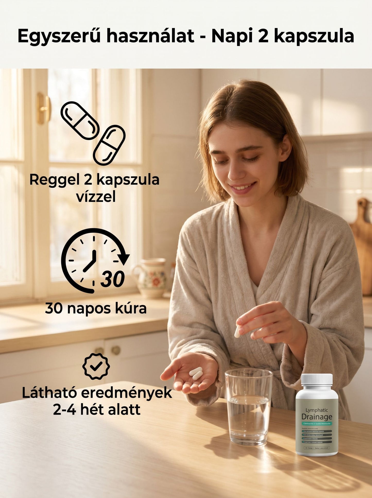 nyirokrendszer egészséges méregtelenítő kapszula