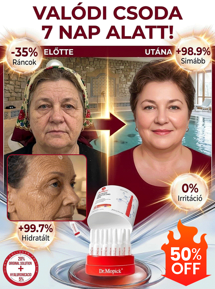 3 perces ránctalanító kollagén szérum