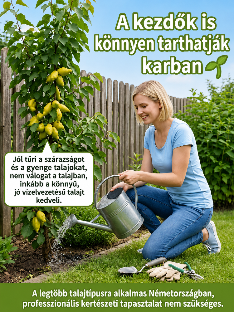[Ropogós, édes és lédús] Hidegtűrő, törpe, könnyen gondozható "Pepper Apricot" csemete