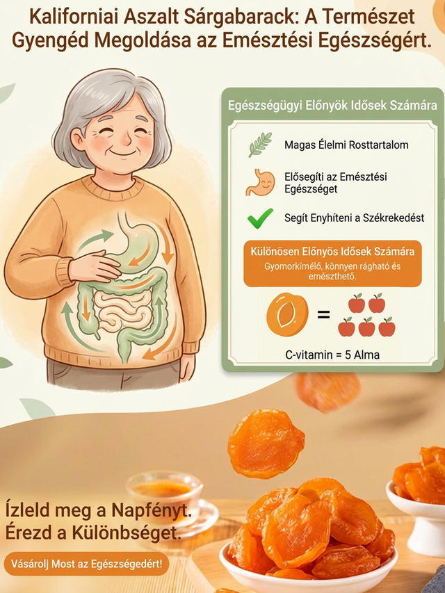 Szecsuan-i szárított sárgabarack – Kardiológusok ajánlásával
