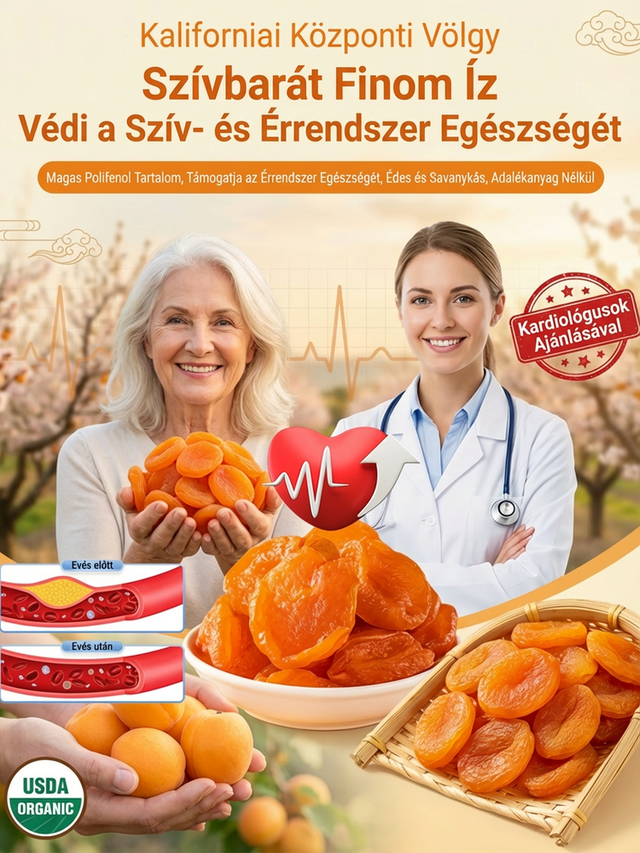 Szecsuan-i szárított sárgabarack – Kardiológusok ajánlásával