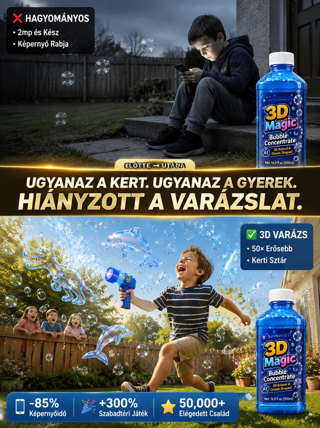Varázslatos buborékkoncentrátum