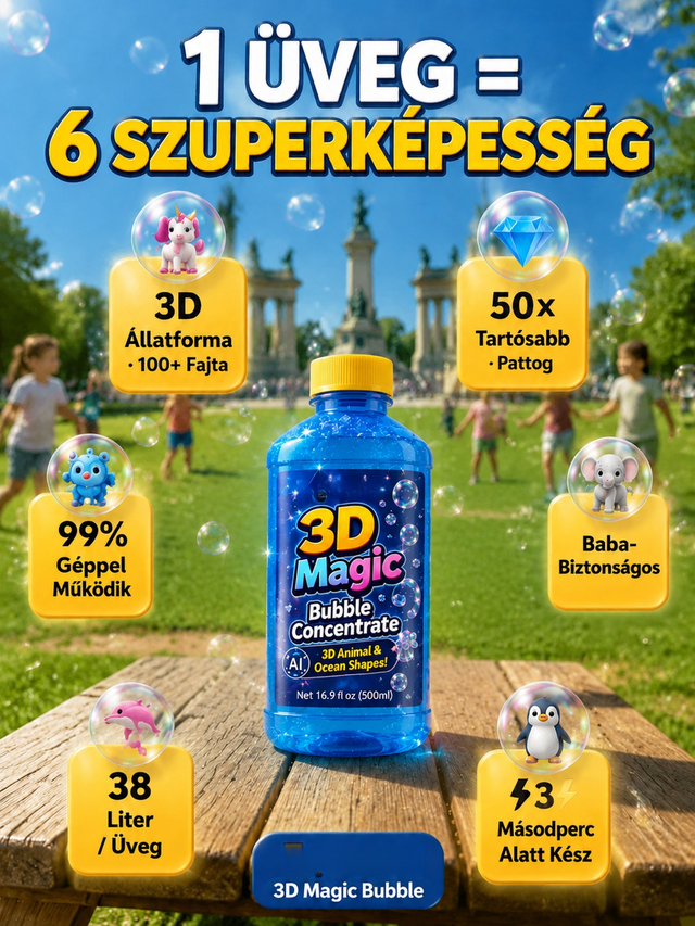 Varázslatos buborékkoncentrátum