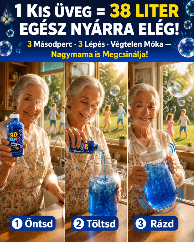 Varázslatos buborékkoncentrátum