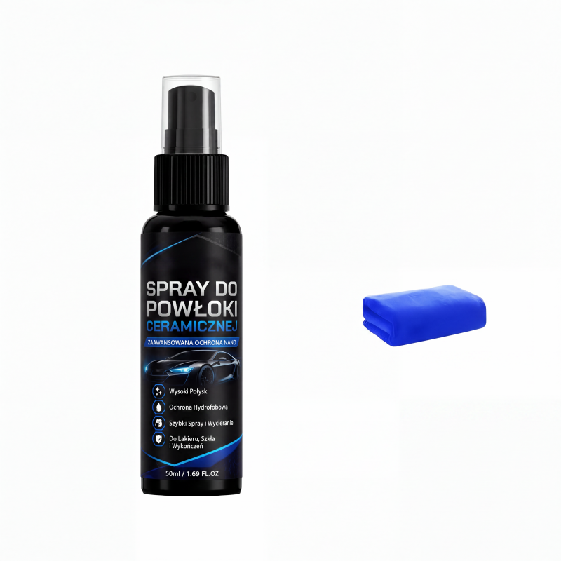 🚗✨ Nano-kerámia bevonat spray – Vízlepergető autófesték-védelem és tükörfényes felület