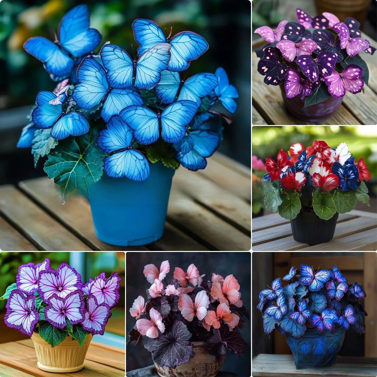 💥 Új begóniák 🦋 Pillangóbegónia magok 🌱 Bonsai, amilyet még soha nem láttál