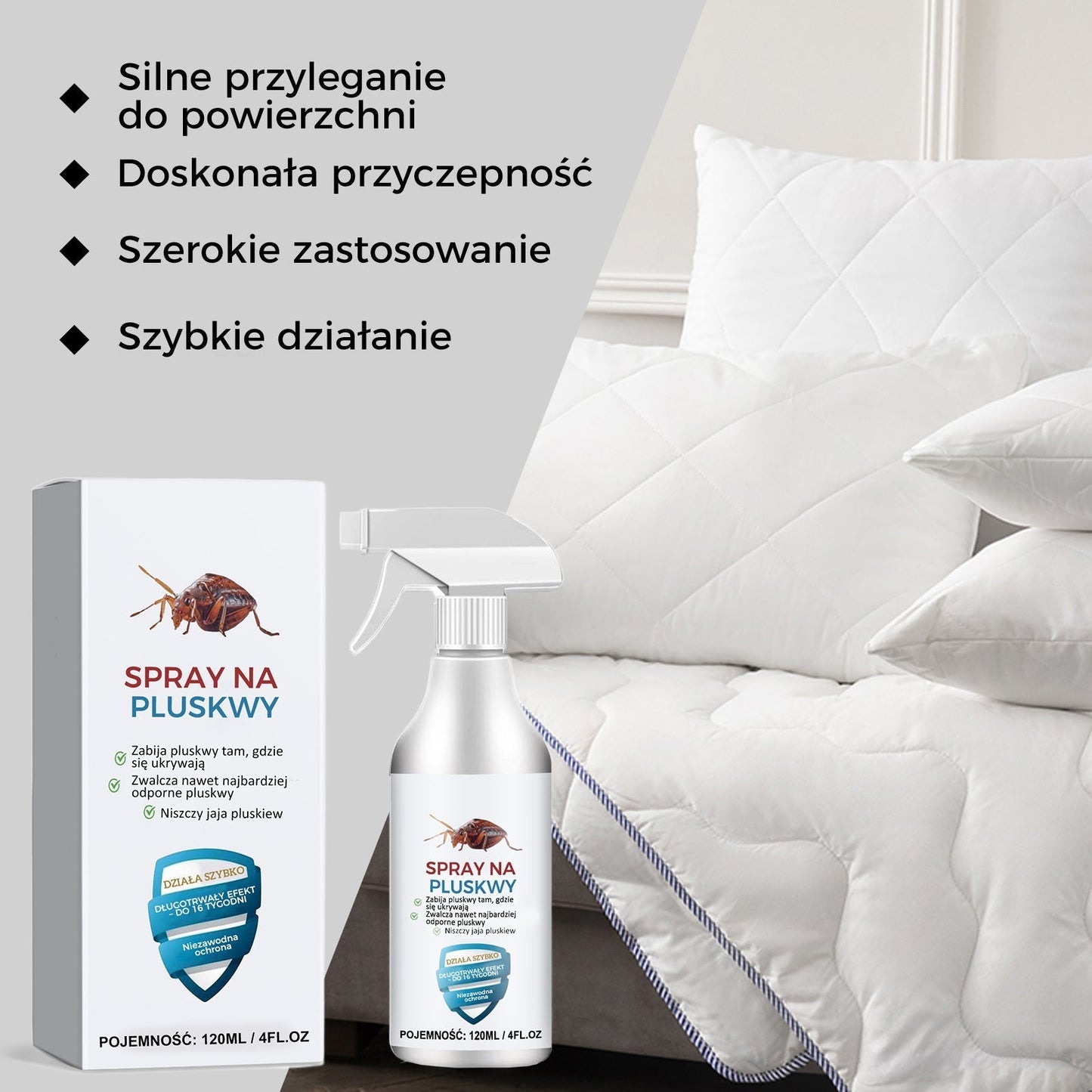 🐛🦟Silny spray odstraszający pluskwy 💥