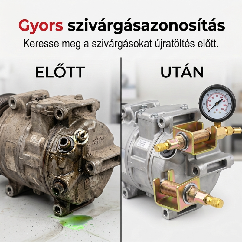 🔧Univerzális autóipari klímaberendezés szivárgásészlelés【✨ Ingyenes szállítás】