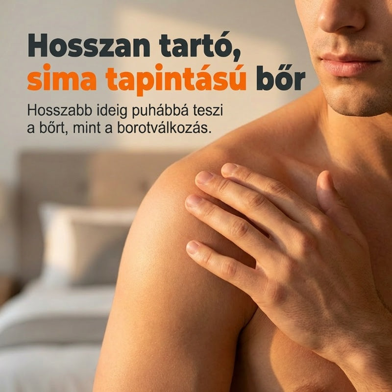 Kíméletes szőrtelenítő krém férfiaknak – irritációmentes