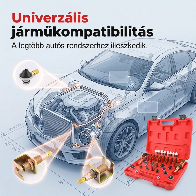 🔧Univerzális autóipari klímaberendezés szivárgásészlelés【✨ Ingyenes szállítás】