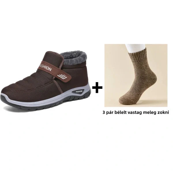 💫 Új termékek 50% OFF korlátozott ideig 🔥 Unisex, gyapjúval bélelt téli hócsizmák