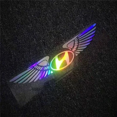 Laserowa naklejka na samochód 3D Angel Wings ✧4PCS✧