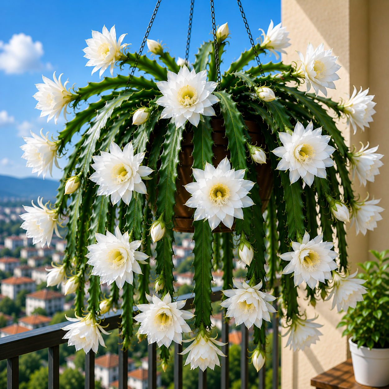 💫 Ritka Epiphyllum orchideakaktusz 🌸 A ritka virág, amelyet mindenki megcsodál