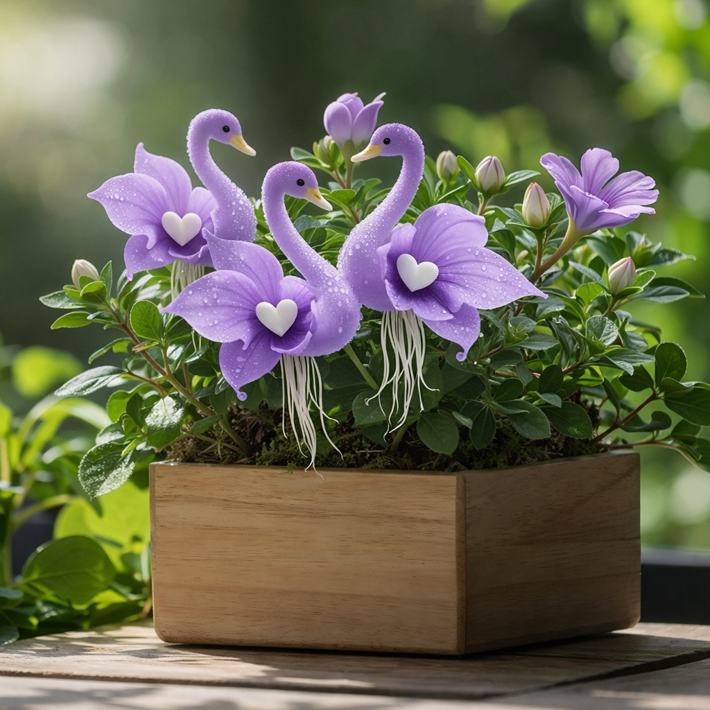 🔥 Tavaszi akció -50 %! ✨ Bűbájos „Purple Swan Blossom” virágok – egyedülálló szépség a kertednek