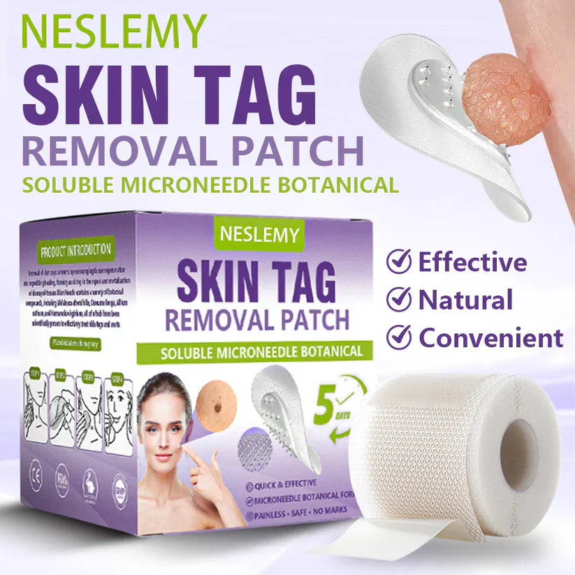 🌿NESLEMY® Feloldódó botanikai tapasz mikro tűkkel a bőrkinövések eltávolítására