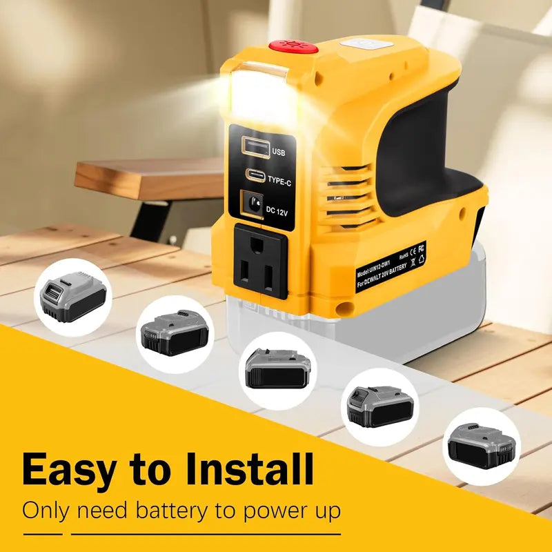 ⚡Kompakt DC-AC inverter – alkalmas autókhoz, lakóautókhoz, kültéri használatra